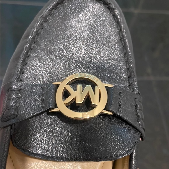 Michael Kors Black Leather Loafers - Picture 2 of 10